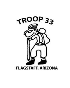 BSA Troop 33 - hiking Kokopelli